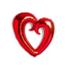 GLOBO NYLON CORAZON GIGANTE 1 UND ROJO1