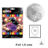 GLOBO BURBUJA GLITTER SILVER 1 ND1