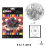 GLOBO BURBUJA FOIL SILVER 1 UND1