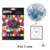 GLOBO BURBUJA FOIL CELESTE 1 UND1