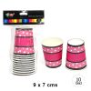 SET 10 VASOS POLKA ROSA1