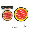 PLATO 10 UNI POLKA ROJO 1