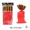 BOLSA CON AMARRA POLKA ROJO1