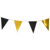GUIRNALDA BANDERÍN NEGRO DORADO 1UN1