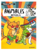 PINTA Y PEGA ANIMALES INCREÍBLES N.381