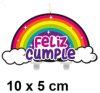 VELA FELIZ CUMPLE ARCOIRIS 1 UND1