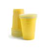 VASO 350 ML AMARILLO 10 UN.1