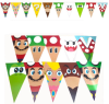 BANNER BANDERIN SUPER MARIO 1 UND1