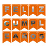 FELIZ CUMPLEAÑOS FLUOR NARANJO 1 UND1
