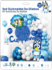 SET DECORACIÓN CUMPLEAÑOS BLUEY AZÚL 59 PCS1