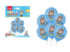 SET GLOBO LATEX LABUBU AZUL 6 UND1