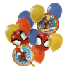 BOUQUET SPIDEY 12 GLOBOS: LISOS Y ALUMINIO1