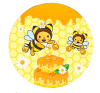 SET PLATO ABEJITA 6 PCS 18 CM1