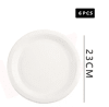 PLATO BLANCO CARTÓN 23 CM 6 PCS1