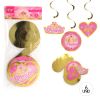 DECO COLGANTE PRINCESA GOLDEN 6UN1