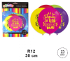 SET GLOBOS DISFRUTA TU DIA PASALO LA RAJA 25 UND R121