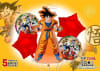 SET GLOBOS 5 PCS DRAGON BALL1