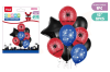 BOUQUET GLOBOS SPIDERMAN 8 PCS DE 12