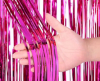 CORTINA COLOR FUCSIA METÁLICO 1 X 2 M 1 UND1