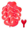 SET GLOBOS CORAZON ROJO X 25 UND1