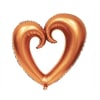 GLOBO METALICO CORAZON ORO 100X 108 CM1