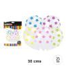 SET GLOBO ESTRELLAS DE COLORES 25 UND1