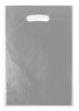 BOLSA DE DULCES PLÁSTICA GRIS 10 UND1