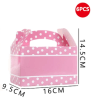 CAJA TIPO MALETIN CON PUNTOS BLANCOS 6 UND 16 X 9.5 X 14.5 CM ROSADO1