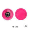 PLATO FLUOR ROSADO 18 CM 10 UND1