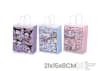 BOLSA DE PAPEL 21 X 15 X 8 CM KUROMI/CINNAMONROLL/MY MELODY 12 UND1