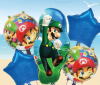 SET GLOBO FOIL LUIGI 5 UND1
