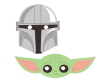 MASCARAS MANDALORIAN 6 UND1
