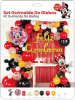 SET DECORACIÓN CUMPLEAÑOS MINNIE 59 PCS1