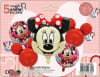 GLOBO FOIL CARA MINNIE ROJO 5 UND1