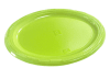 BANDEJA OVALADA VERDE 21X27CM 5 UND1
