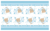 MANTEL BABY CELESTE 180*108 CM1