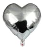 GLOBO CORAZON PLATA 18