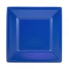 PLATO CUADRADO AZUL ROYAL 18 CM 10 UND1