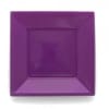 PLATO CUADRADO MORADO 18 CM 6 UND1