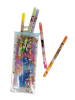 SET 5 BOLIGRAFOS DE GEL CON PURPURINA Y OLOR GIRL POWER1