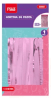 CORTINA COLOR ROSA METÁLICO 1 X 2 M1