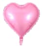 GLOBO METALICO CORAZON ROSA 24