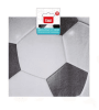 SERVILLETA FÚTBOL PELOTA NEGRO Y BLANCO 16 PCS1