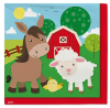 SERVILLETA ANIMALITOS GRANJA 12 UND1
