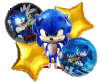 SET GLOBO FOIL SONIC 5 UND1