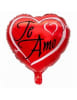 CORAZON METALICO ROJO TE AMO 18