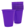 VASO PLASTICO 230 CC  MORADO 10 UND1