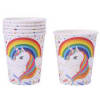 SET VASOS UNICORNIO 6 UND1