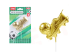 VELA FÚTBOL ZAPATILLA CON PELOTA DORADA 1 UND1