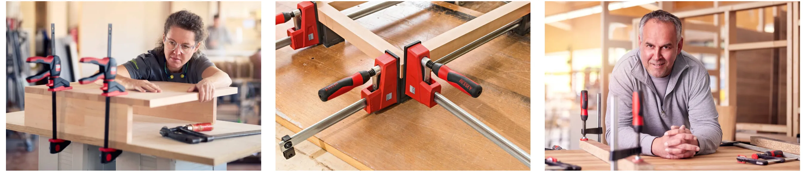 Herramientas Bessey para carpintería